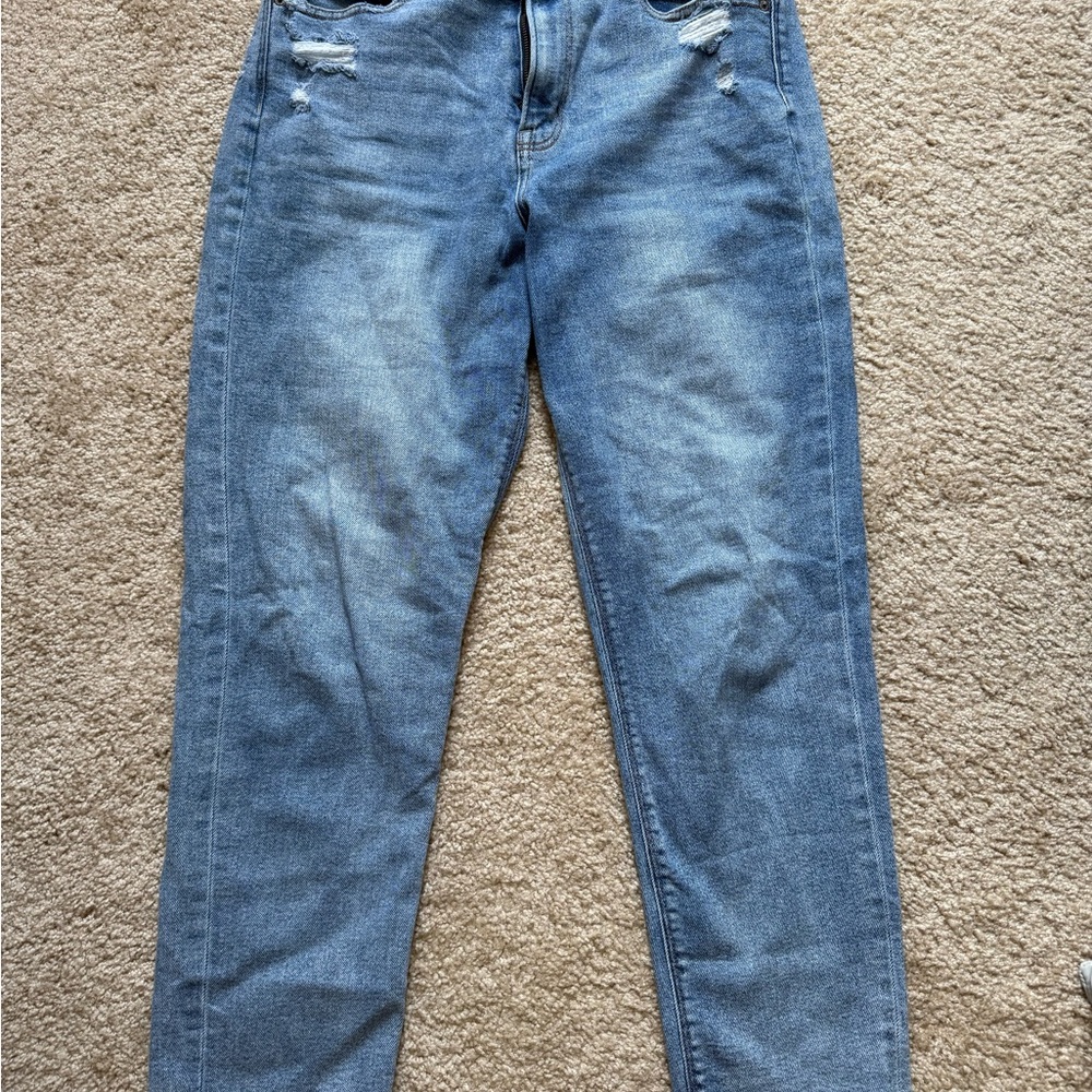 American Eagle Outfitters Light Blue Straight Leg Jeans